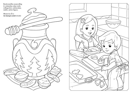 Itt a karácsony! – verses kifestő