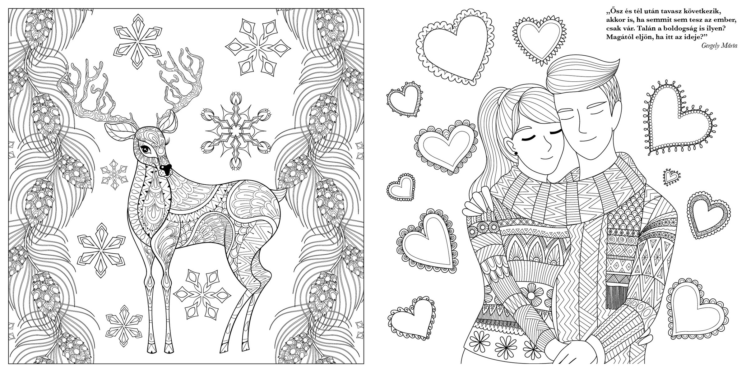 Karácsonyi meglepetés színező