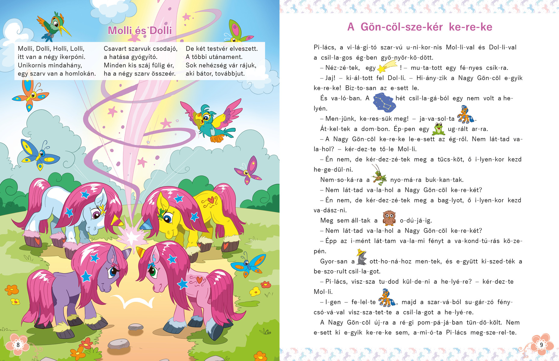 Csodálatos unikornisok - Mesés olvasókönyv