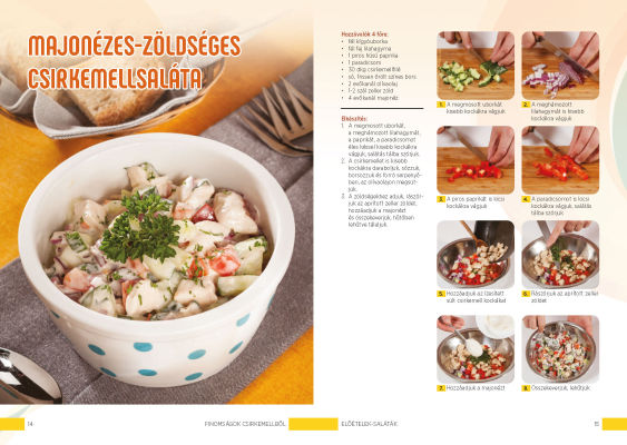 Finomságok csirkemellből