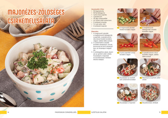 Finomságok csirkemellből