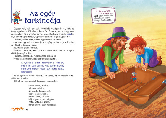 Válogatott magyar népmesék – Olvasókönyv 2. osztályosok számára