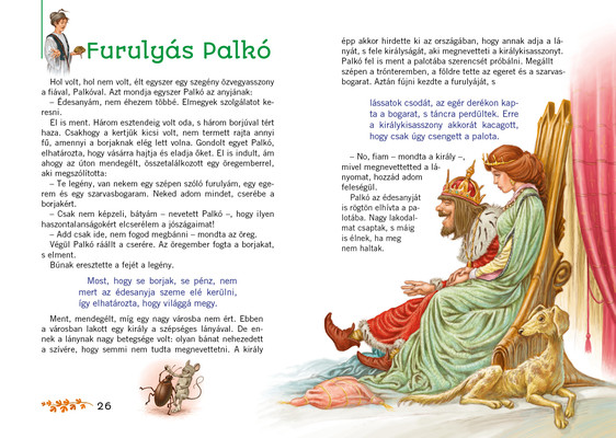 Válogatott magyar népmesék – Olvasókönyv 2. osztályosok számára