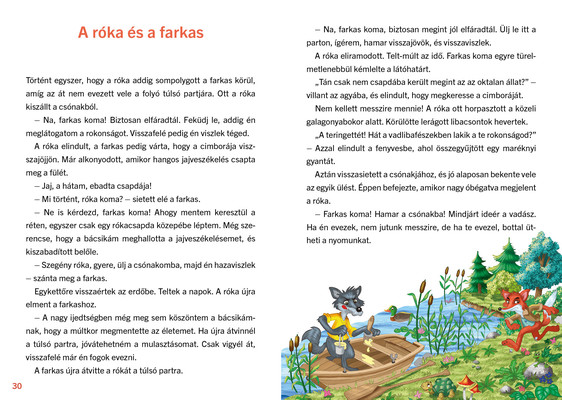 Állatokról szóló magyar népmesék – Olvasókönyv 1. osztályosoknak