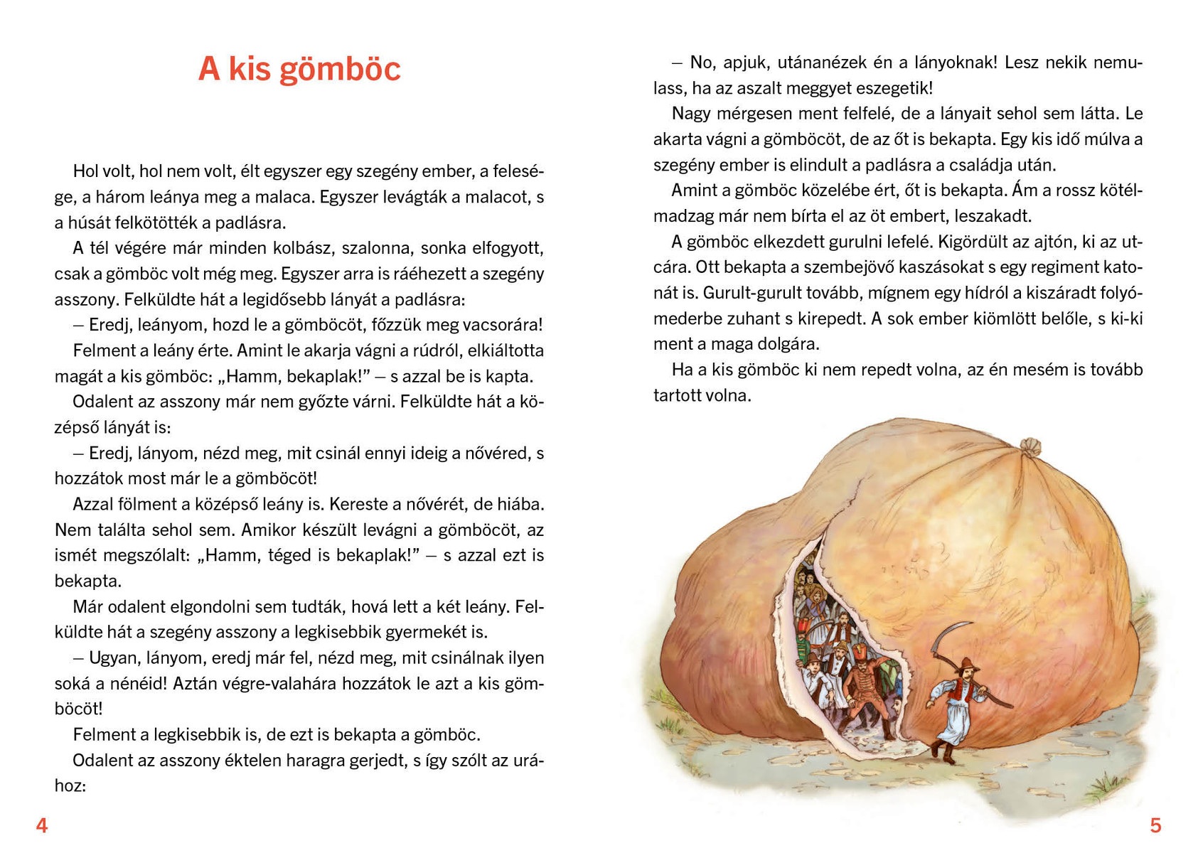 Magyar népmesék - A kis gömböc és más mesék