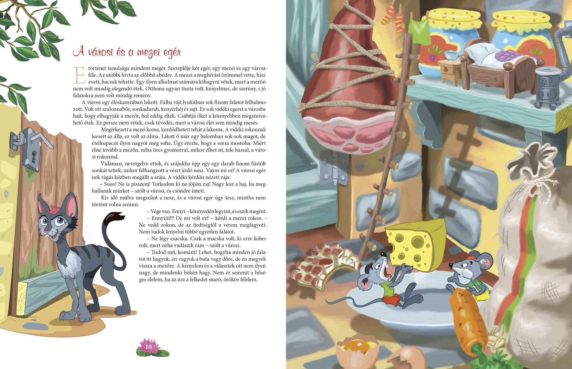 Az oroszlán és az egér – La Fontaine tanulságos meséi