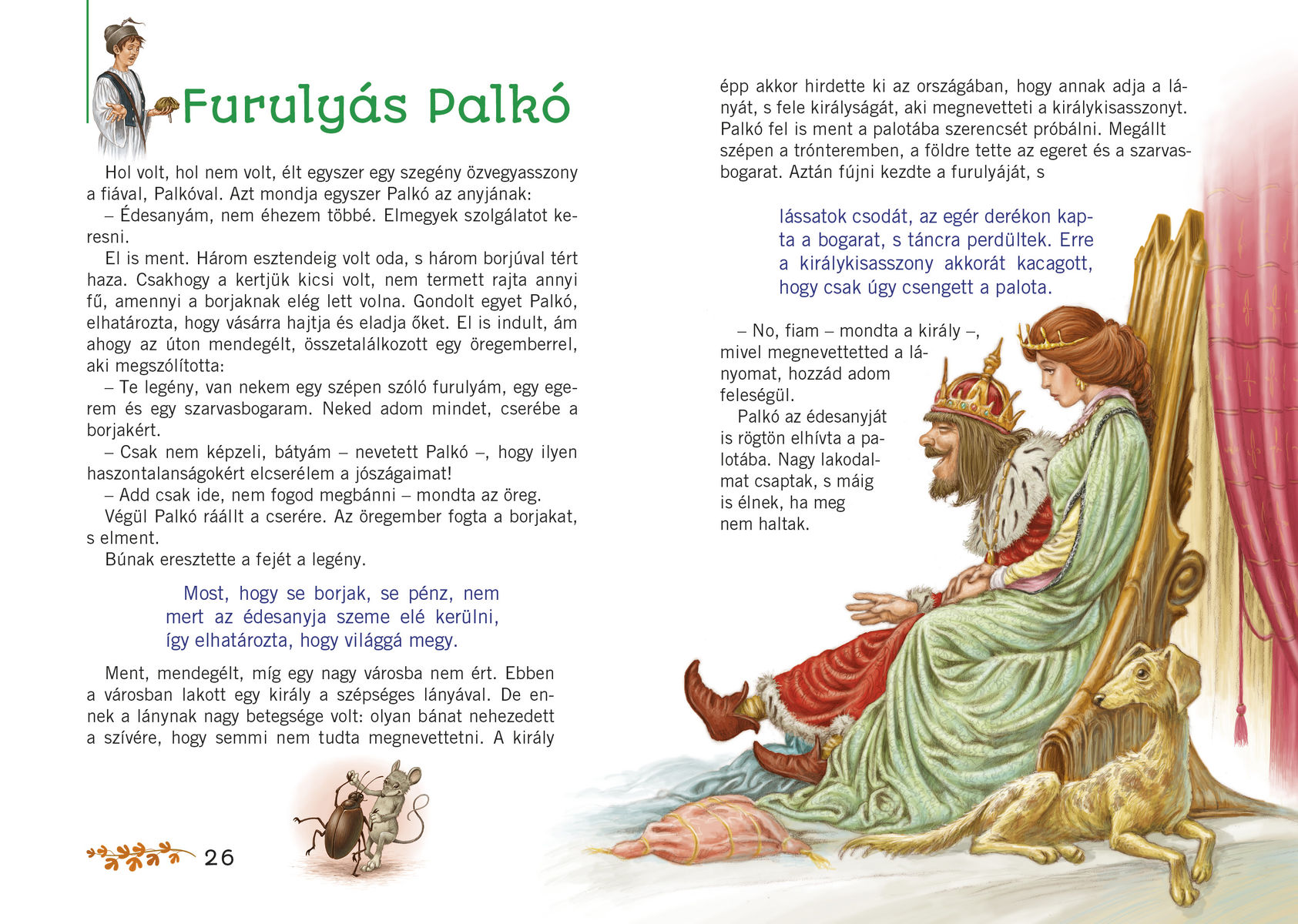 Válogatott magyar népmesék – kisiskolásoknak olvasókönyv