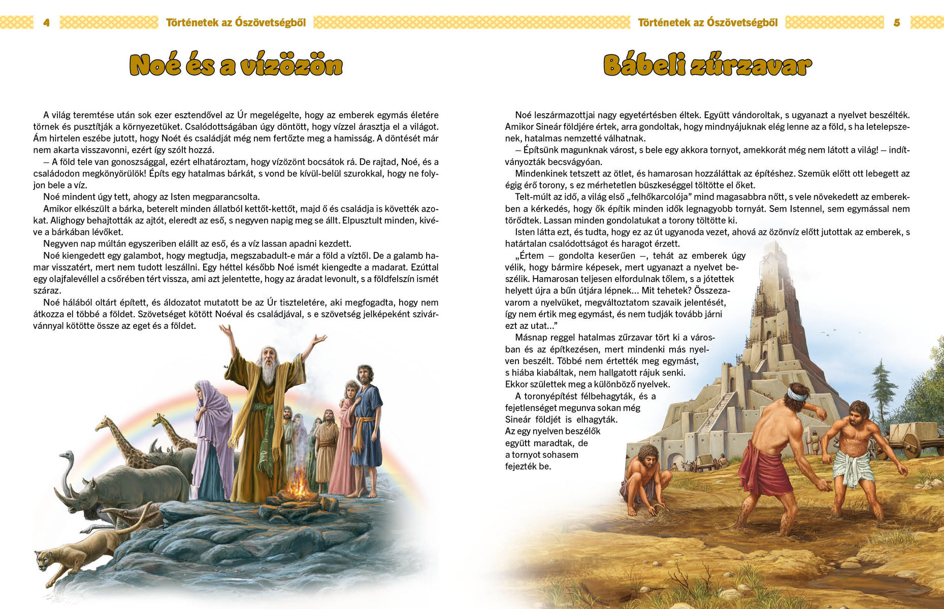 Képes bibliai történetek gyermekeknek